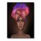 Designart - African American Woman with Turban VI - Modern Canvas Wall Art Print
